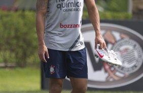 Ralf durante o treino desta manh no CT Joaquim Grava, no Parque Ecolgico do Tiete. O prximo jogo da equipe ser quarta-feira, dia 29/02, contra a Catanduvense, no estdio do Pacaembu, pela 11 rodada do Campeonato Paulista 2012
