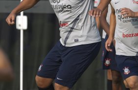 Adriano durante treino desta tarde no CT Joaquim Grava, no Parque Ecolgico do Tiete. O prximo jogo da equipe ser amanh, sbado, dia 10/03, contra o Guarani/SP, pela 13 rodada do Campeonato Paulista 2012