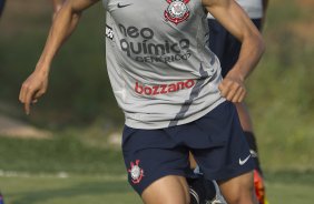 Zizao durante treino desta tarde no CT Joaquim Grava, no Parque Ecolgico do Tiete. O prximo jogo da equipe ser amanh, sbado, dia 10/03, contra o Guarani/SP, pela 13 rodada do Campeonato Paulista 2012