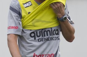 Danilo durante treino desta tarde no CT Joaquim Grava, localizado no Parque Ecolgico do Tiete. O prximo jogo da equipe ser domingo, dia 01/04, contra Oeste de Itpolis, em Presidente Prudente, vlido pela 17 rodada do Campeonato Paulista 2012