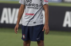 Marquinhos durante treino desta tarde no CT Joaquim Grava, localizado no Parque Ecolgico do Tiete. O prximo jogo da equipe ser domingo, dia 01/04, contra Oeste de Itpolis, em Presidente Prudente, vlido pela 17 rodada do Campeonato Paulista 2012