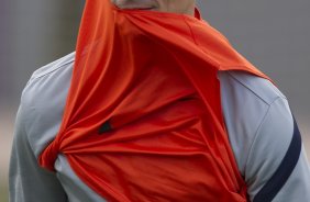 Alex durante o treino realizado esta tarde no CT Joaquim Grava, localizado no Parque Ecológico do Tiete. O próximo jogo da equipe será dia amanhã, quarta-feira, 09/05, contra o Emelec/Equador, jogo de volta, válido pelas oitavas de final da Copa Libertadores da América 2012