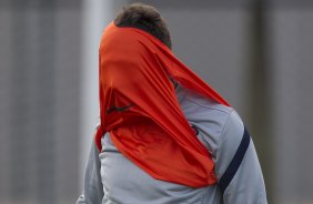 Alex durante o treino realizado esta tarde no CT Joaquim Grava, localizado no Parque Ecológico do Tiete. O próximo jogo da equipe será dia amanhã, quarta-feira, 09/05, contra o Emelec/Equador, jogo de volta, válido pelas oitavas de final da Copa Libertadores da América 2012