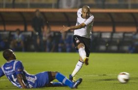 Durante a partida entre Corinthians/Brasil x Emelec/Equador, realizada esta noite no estdio do Pacaembu, jogo da volta pela Copa Libertadores de Amrica 2012