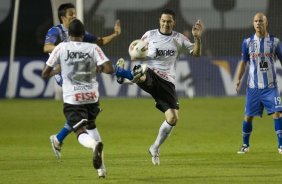 Durante a partida entre Corinthians/Brasil x Emelec/Equador, realizada esta noite no estdio do Pacaembu, jogo da volta pela Copa Libertadores de Amrica 2012