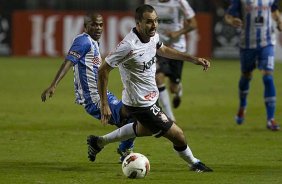 Durante a partida entre Corinthians/Brasil x Emelec/Equador, realizada esta noite no estdio do Pacaembu, jogo da volta pela Copa Libertadores de Amrica 2012