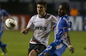 Durante a partida entre Corinthians/Brasil x Emelec/Equador, realizada esta noite no estádio do Pacaembu, jogo da volta pela Copa Libertadores de América 2012