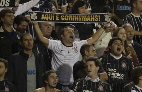 Durante a partida entre Corinthians/Brasil x Emelec/Equador, realizada esta noite no estdio do Pacaembu, jogo da volta pela Copa Libertadores de Amrica 2012