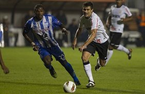 Durante a partida entre Corinthians/Brasil x Emelec/Equador, realizada esta noite no estdio do Pacaembu, jogo da volta pela Copa Libertadores de Amrica 2012