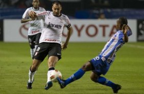 Durante a partida entre Corinthians/Brasil x Emelec/Equador, realizada esta noite no estdio do Pacaembu, jogo da volta pela Copa Libertadores de Amrica 2012