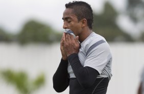 Jorge Henrique durante o treino realizado esta manhã no CT Joaquim Grava, localizado no Parque Ecológico do Tiete. O próximo jogo da equipe será dia 16/05, em São Januário, contra o Vasco da Gama, jogo de ida válido pelas quartas de final da Copa Libertadores da América 2012