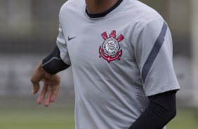 Liedson durante o treino realizado esta manhã no CT Joaquim Grava, localizado no Parque Ecológico do Tiete. O próximo jogo da equipe será dia 16/05, em São Januário, contra o Vasco da Gama, jogo de ida válido pelas quartas de final da Copa Libertadores da América 2012
