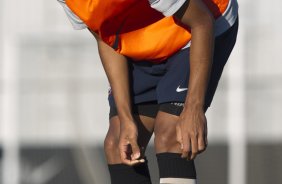 Antônio Carlos que volta ao time titular durante o treino realizado esta tarde no CT Joaquim Grava, localizado no Parque Ecológico do Tiete. O próximo jogo da equipe será domingo, dia 20/05, contra o Fluminense, no Pacaembu, abertura do Campeonato Brasileiro de 2012