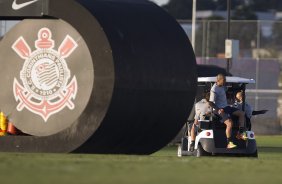 Emerson durante o treino realizado esta tarde no CT Joaquim Grava, localizado no Parque Ecológico do Tiete. O próximo jogo da equipe será domingo, dia 20/05, contra o Fluminense, no Pacaembu, abertura do Campeonato Brasileiro de 2012