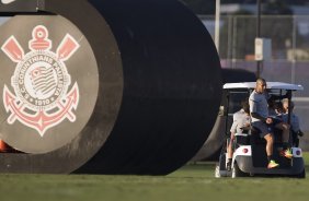 Emerson durante o treino realizado esta tarde no CT Joaquim Grava, localizado no Parque Ecológico do Tiete. O próximo jogo da equipe será domingo, dia 20/05, contra o Fluminense, no Pacaembu, abertura do Campeonato Brasileiro de 2012