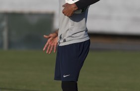 Liedson durante o treino realizado esta tarde no CT Joaquim Grava, localizado no Parque Ecológico do Tiete. O próximo jogo da equipe será domingo, dia 20/05, contra o Fluminense, no Pacaembu, abertura do Campeonato Brasileiro de 2012