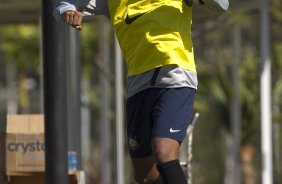 Denner que volta ao time titular durante o treino realizado esta manh no CT Joaquim Grava, localizado no Parque Ecolgico do Tiete. O prximo jogo da equipe ser amanh, domingo, dia 20/05, contra o Fluminense, no Pacaembu, abertura do Campeonato Brasileiro de 2012