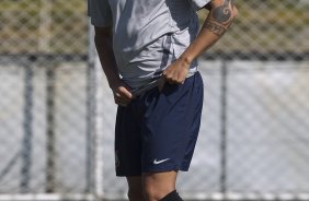 Ramon durante o treino realizado esta manh no CT Joaquim Grava, localizado no Parque Ecolgico do Tiete. O prximo jogo da equipe ser amanh, domingo, dia 20/05, contra o Fluminense, no Pacaembu, abertura do Campeonato Brasileiro de 2012