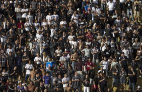 Durante a partida entre Corinthians x Fluminense, realizada esta tarde no estdio do Pacaembu, vlida pela 1 rodada do Campeonato Brasileiro de 2012