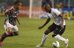 Durante a partida entre Corinthians x Fluminense, realizada esta tarde no estdio do Pacaembu, vlida pela 1 rodada do Campeonato Brasileiro de 2012