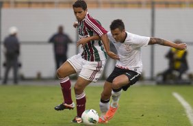 Durante a partida entre Corinthians x Fluminense, realizada esta tarde no estdio do Pacaembu, vlida pela 1 rodada do Campeonato Brasileiro de 2012