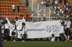 Durante a partida entre Corinthians x Fluminense, realizada esta tarde no estádio do Pacaembu, válida pela 1ª rodada do Campeonato Brasileiro de 2012