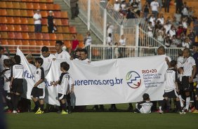 Durante a partida entre Corinthians x Fluminense, realizada esta tarde no estdio do Pacaembu, vlida pela 1 rodada do Campeonato Brasileiro de 2012