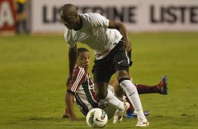 Durante a partida entre Corinthians x Fluminense, realizada esta tarde no estádio do Pacaembu, válida pela 1ª rodada do Campeonato Brasileiro de 2012