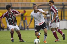 Durante a partida entre Corinthians x Fluminense, realizada esta tarde no estádio do Pacaembu, válida pela 1ª rodada do Campeonato Brasileiro de 2012