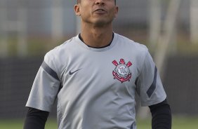 Jorge Henrique durante o treino realizado esta tarde no CT Joaquim Grava, localizado no Parque Ecolgico do Tiete. O prximo jogo da equipe ser quarta-feira a noite, dia 23/05, contra o Vasco da Gama, no Pacaembu, jogo de volta pela Copa Libertadores de Amrica 2012