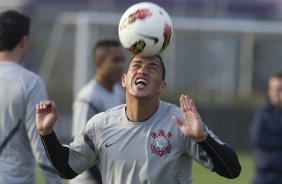 Ralf durante o treino realizado esta tarde no CT Joaquim Grava, localizado no Parque Ecológico do Tiete. O próximo jogo da equipe será quarta-feira a noite, dia 23/05, contra o Vasco da Gama, no Pacaembu, jogo de volta pela Copa Libertadores de América 2012