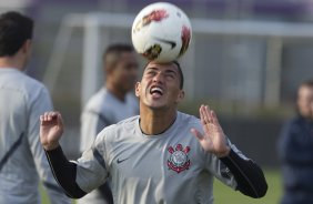 Ralf durante o treino realizado esta tarde no CT Joaquim Grava, localizado no Parque Ecolgico do Tiete. O prximo jogo da equipe ser quarta-feira a noite, dia 23/05, contra o Vasco da Gama, no Pacaembu, jogo de volta pela Copa Libertadores de Amrica 2012