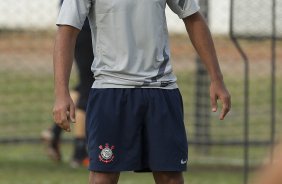 Jorge Henrique durante o treino realizado esta tarde no CT Joaquim Grava, localizado no Parque Ecológico do Tiete. O próximo jogo da equipe será amanhã, quarta-feira a noite, dia 23/05, contra o Vasco da Gama, no Pacaembu, jogo de volta pela Copa Libertadores de América 2012