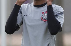 Liedson durante o treino realizado esta tarde no CT Joaquim Grava, localizado no Parque Ecológico do Tiete. O próximo jogo da equipe será amanhã, quarta-feira a noite, dia 23/05, contra o Vasco da Gama, no Pacaembu, jogo de volta pela Copa Libertadores de América 2012