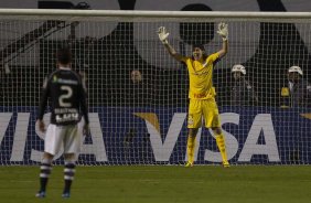 Cassio durante a partida entre Corinthians/Brasil x Vasco da Gama/Brasil, realizada esta noite no estdio do Pacaembu, jogo de volta, vlido pelas quartas de final da Copa Libertadores de Amrica 2012