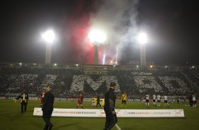 Durante a partida entre Corinthians/Brasil x Vasco da Gama/Brasil, realizada esta noite no estdio do Pacaembu, jogo de volta, vlido pelas quartas de final da Copa Libertadores de Amrica 2012