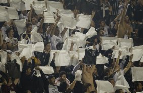 Durante a partida entre Corinthians/Brasil x Vasco da Gama/Brasil, realizada esta noite no estádio do Pacaembu, jogo de volta, válido pelas quartas de final da Copa Libertadores de América 2012