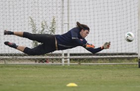 Cassio durante o treino realizado esta tarde no CT Joaquim Grava, localizado no Parque Ecológico do Tiete. O próximo jogo da equipe será quarta-feira, dia 07/06, contra o Figueirense/SC, no estádio do Pacaembu, válido pela terceira rodada do Campeonato Brasileiro 2012