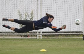 Cassio durante o treino realizado esta tarde no CT Joaquim Grava, localizado no Parque Ecolgico do Tiete. O prximo jogo da equipe ser quarta-feira, dia 07/06, contra o Figueirense/SC, no estdio do Pacaembu, vlido pela terceira rodada do Campeonato Brasileiro 2012