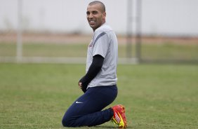 Emerson durante o treino realizado esta tarde no CT Joaquim Grava, localizado no Parque Ecológico do Tiete. O próximo jogo da equipe será quarta-feira, dia 07/06, contra o Figueirense/SC, no estádio do Pacaembu, válido pela terceira rodada do Campeonato Brasileiro 2012