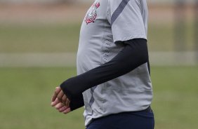 Emerson durante o treino realizado esta tarde no CT Joaquim Grava, localizado no Parque Ecológico do Tiete. O próximo jogo da equipe será quarta-feira, dia 07/06, contra o Figueirense/SC, no estádio do Pacaembu, válido pela terceira rodada do Campeonato Brasileiro 2012