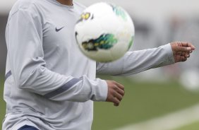 Romarinho durante o treino realizado esta tarde no CT Joaquim Grava, localizado no Parque Ecológico do Tiete. O próximo jogo da equipe será quarta-feira, dia 07/06, contra o Figueirense/SC, no estádio do Pacaembu, válido pela terceira rodada do Campeonato Brasileiro 2012