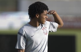 Romarinho durante o treino realizado esta tarde no CT Joaquim Grava, localizado no Parque Ecolgico do Tiete. O prximo jogo da equipe ser quinta-feira, dia 07/06, contra o Figueirense/SC, no estdio do Pacaembu, vlido pela terceira rodada do Campeonato Brasileiro 2012