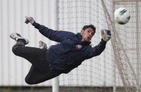 Ravi durante o treino realizado esta tarde no CT Joaquim Grava, localizado no Parque Ecolgico do Tiete. O prximo jogo da equipe ser quinta-feira, dia 07/06, contra o Figueirense/SC, no estdio do Pacaembu, vlido pela terceira rodada do Campeonato Brasileiro 2012