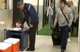 Tite nos vestiários antes da partida entre Corinthians x Figueirense/SC, realizada esta noite no estádio do Pacaembu, válida pela 3ª rodada do Campeonato Brasileiro de 2012