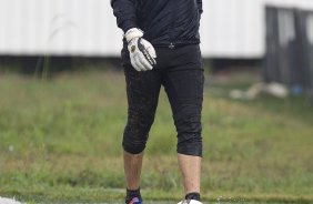 Cassio durante o treino realizado esta tarde no CT Joaquim Grava, localizado no Parque Ecolgico do Tiete. O prximo jogo da equipe ser quarta-feira, dia 13/06, contra o Santos, na Vila Belmiro, jogo de ida vlido pela semi final da Copa Libertadores da Amrica 2012