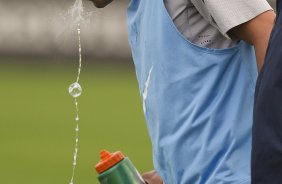 Emerson durante o treino realizado esta tarde no CT Joaquim Grava, localizado no Parque Ecolgico do Tiete. O prximo jogo da equipe ser quarta-feira, dia 13/06, contra o Santos, na Vila Belmiro, jogo de ida vlido pela semi final da Copa Libertadores da Amrica 2012