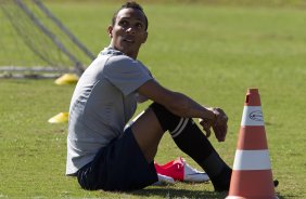 Liedson durante o treino realizado esta manh no CT Joaquim Grava, localizado no Parque Ecolgico do Tiete. O prximo jogo da equipe ser amanh, domingo, dia 17/06, contra a Ponte Preta, em Campinas, vlido pela 5 rodada do Campeonato Brasileiro de 2012