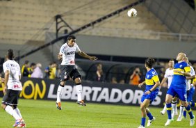 Durante a partida entre Corinthians/Brasil x Boca Juniors/Argentina, realizada esta noite no estdio do Pacaembu, jogo de volta, vlido pela final da Copa Libertadores de Amrica 2012