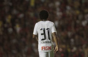 Romarinho do Corinthians durante partida vlida pelo Campeonato Brasileiro realizado na Ilha do Retiro